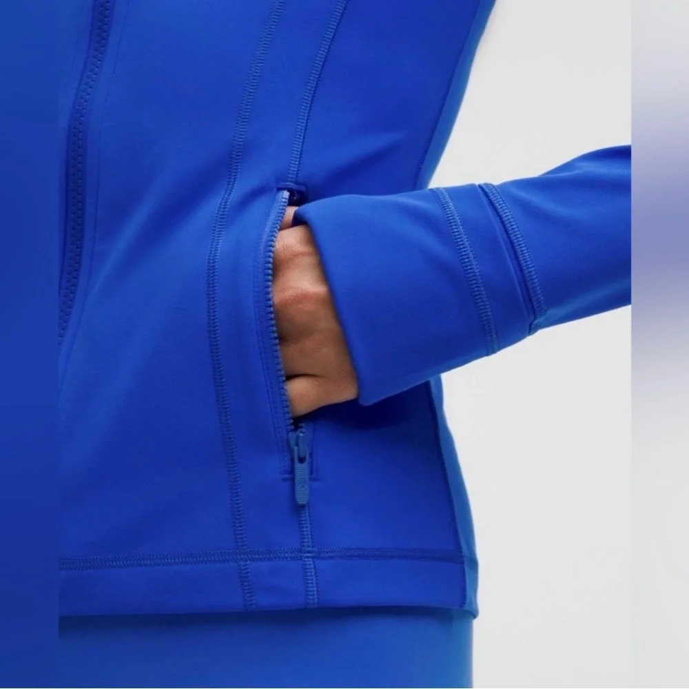 Lululemon Define Jacket Nulu Cerulean Blue Full Zip Size 4 - NWT - Picture 4 of 6
